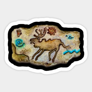 Northern Exposure Moose Sticker